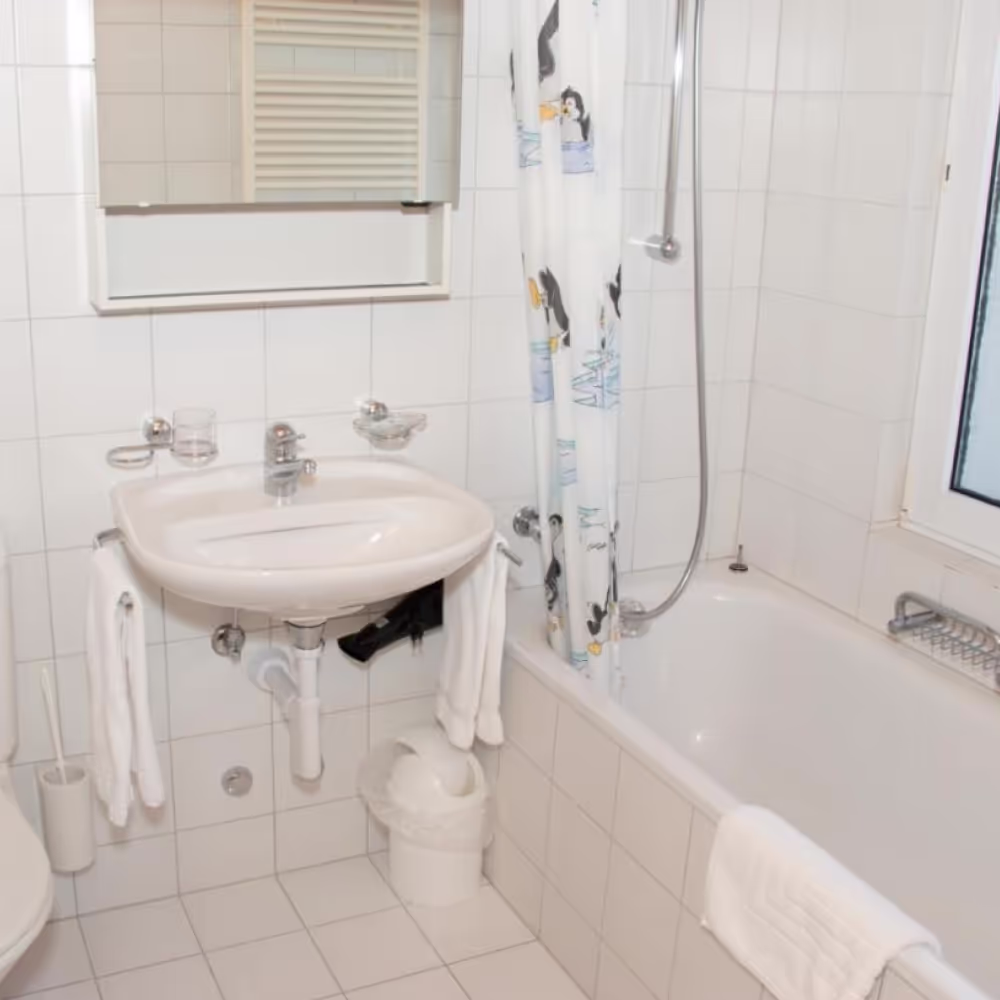 Doppelzimmer Budget im Chamanna Bed & Breakfast Arosa, Aufnahme 5 von 5